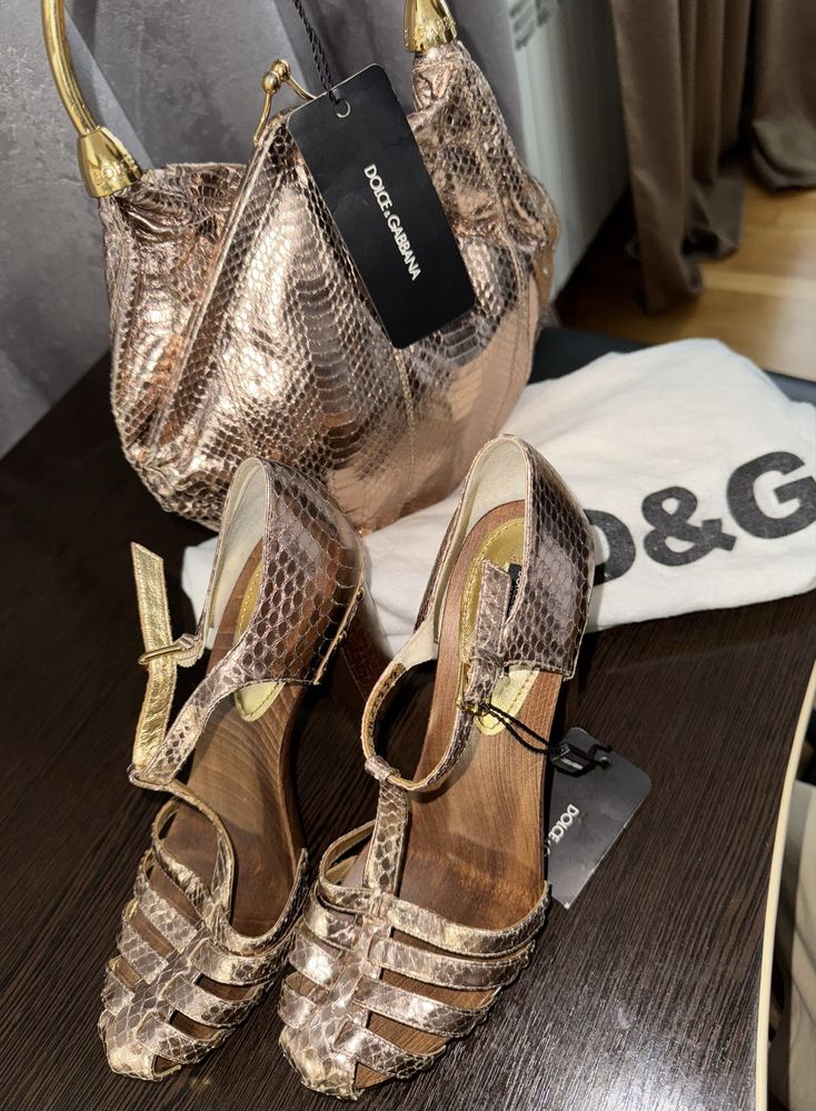Підбори та сумка Dolce&Gabbana (комплект) оригінал без торгу