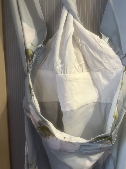 Vestido longo com flores