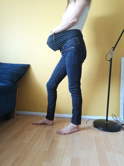 Spodnie ciążowe 36 jeans