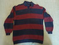 Bluza bordowo granatowa M/L