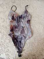 Body podkoszulek bluzka sexy kobieca dekolt XS s Ala stringi