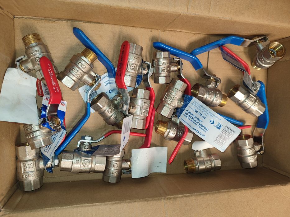 Zawory Kulowe odcinające.