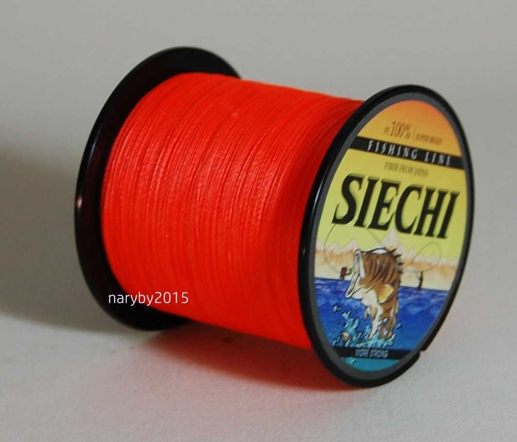 plecionka SIECHI 300 m 0,16 mm pomarańczowa fluo   metoda  spining