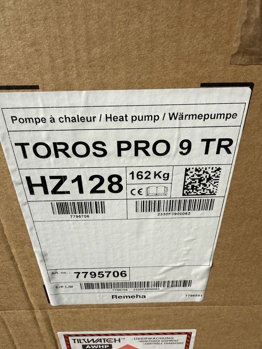 Pompa ciepła gruntowa Remeha Toros Pro 9 TR 9kW 400V
