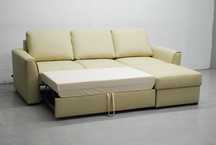 narożnik funkcja spania pojemnik SKÓRA naturalna 1100a sofa, rogówka,