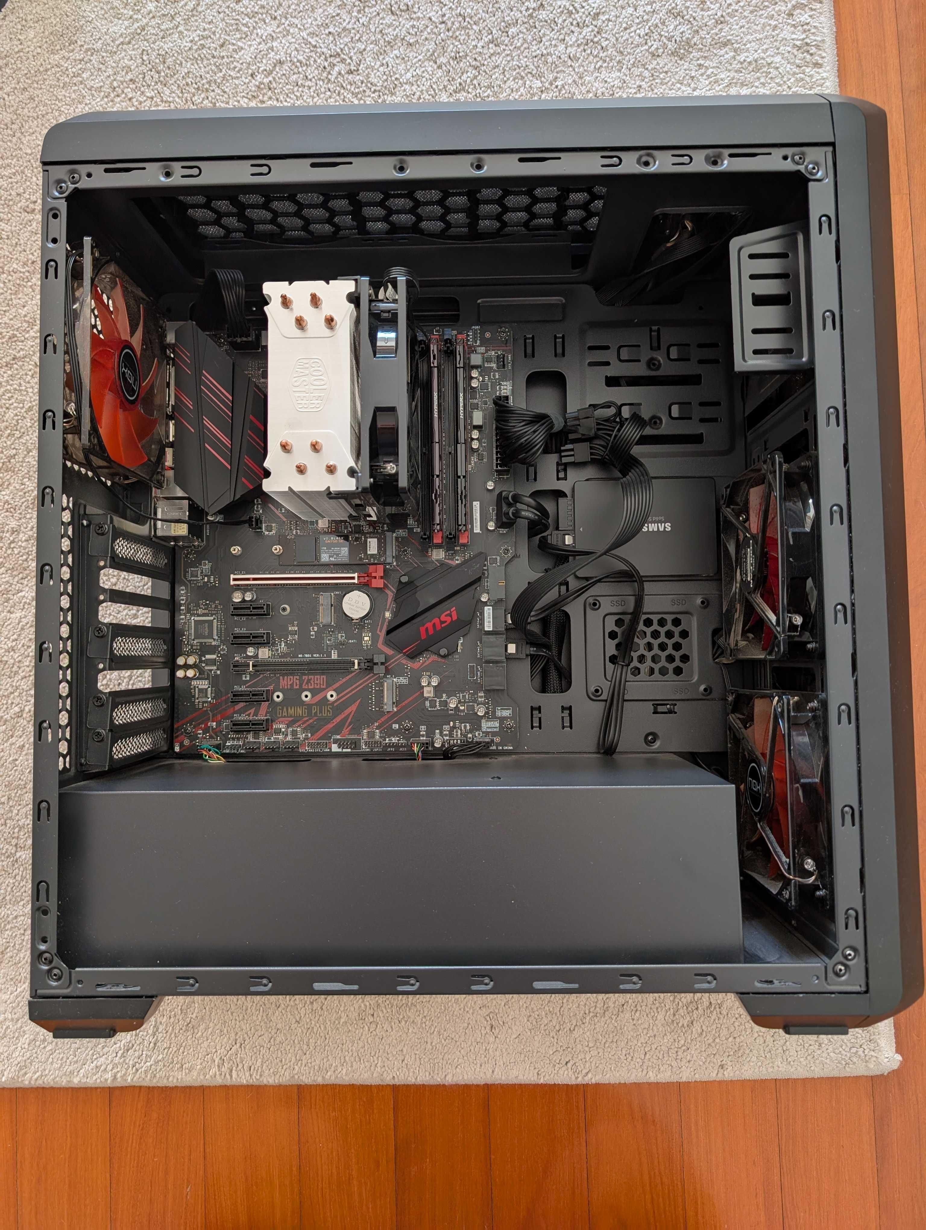 Intel i9 9900KF+MSI Z390 Gaming Plus+32GB DDR4 Hx + Corsair RM850 + NO