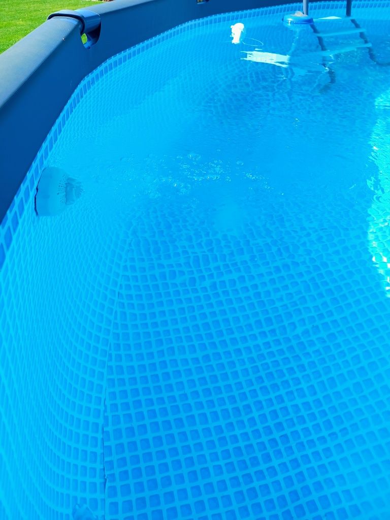 Basen Intex Ultra XTR 19 kubików wody  pompa zasyp szkło Skimmer dodat