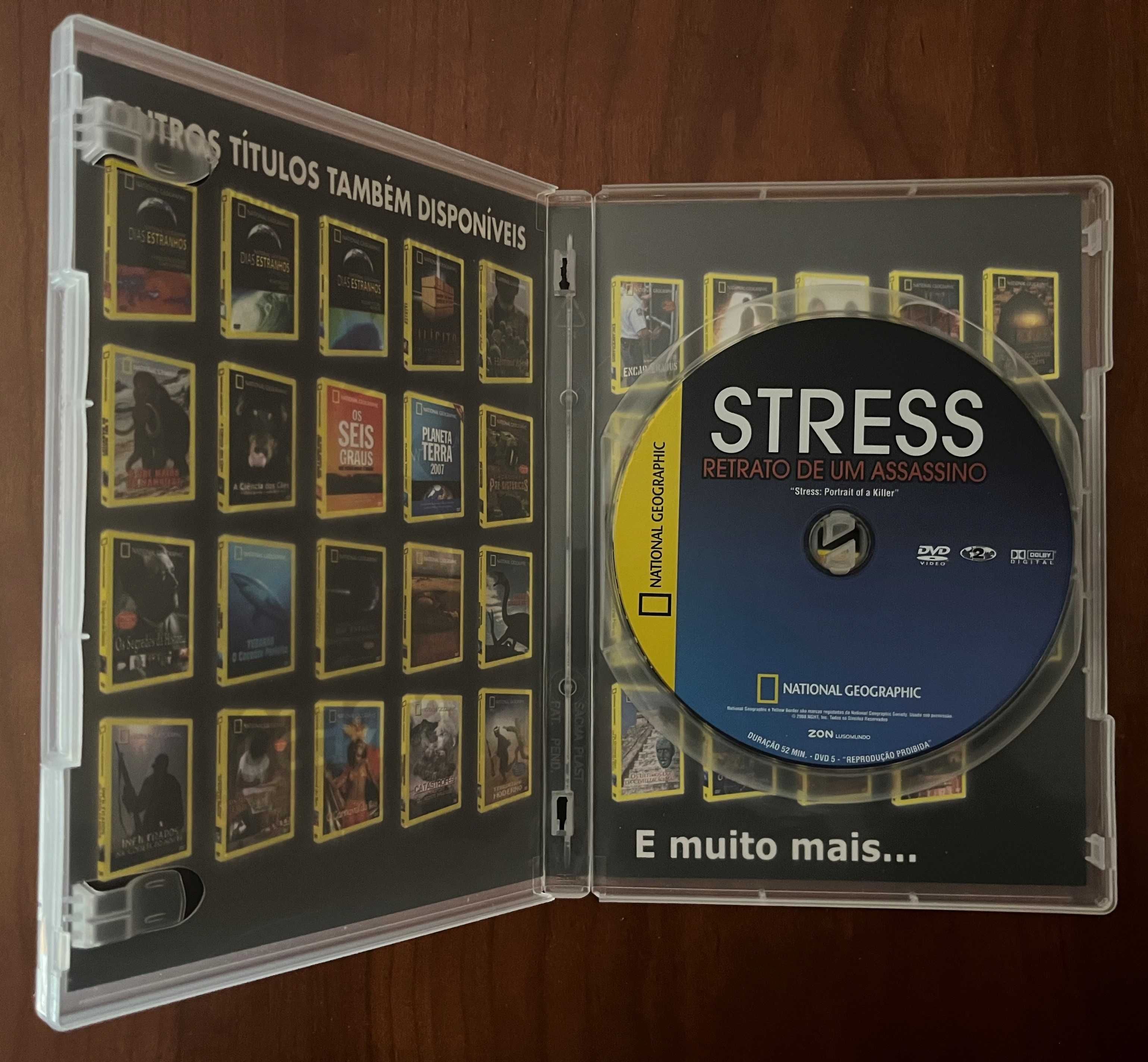 DVD "Stress - Retrato de um assassino" de National Geographic