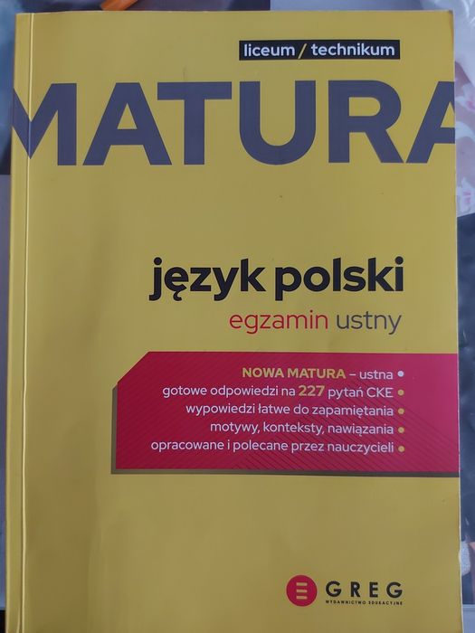 Matura ustna jezyk polski