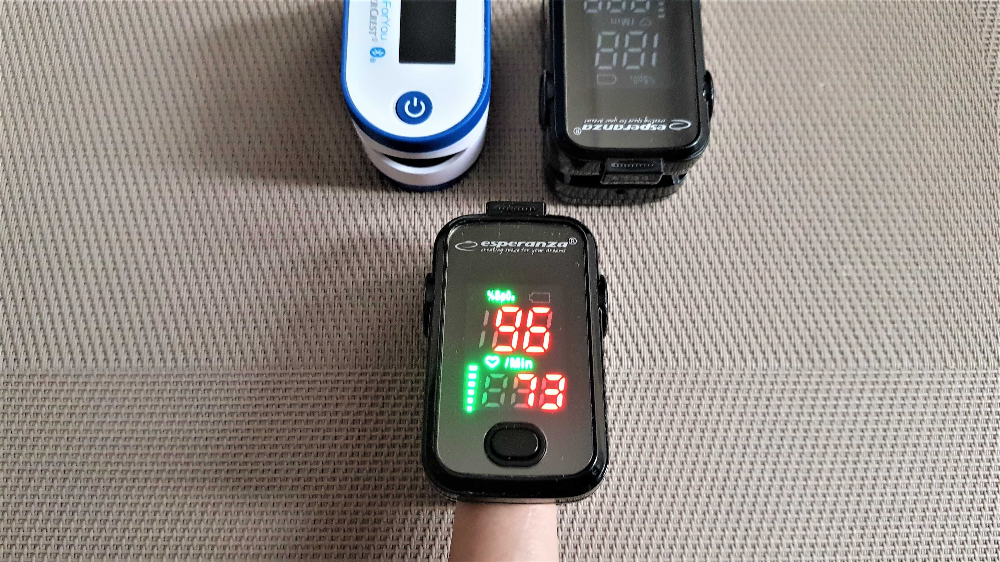 Pulsoksymetr napalmowy bluetooth