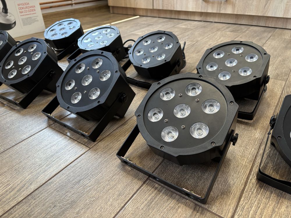 Led par 7x10w RGBW 9szt