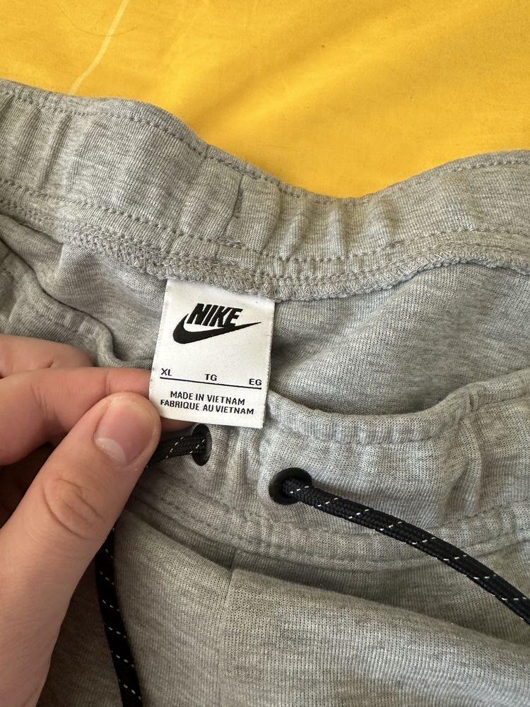 Костюм Nike tech fleece серый Drill