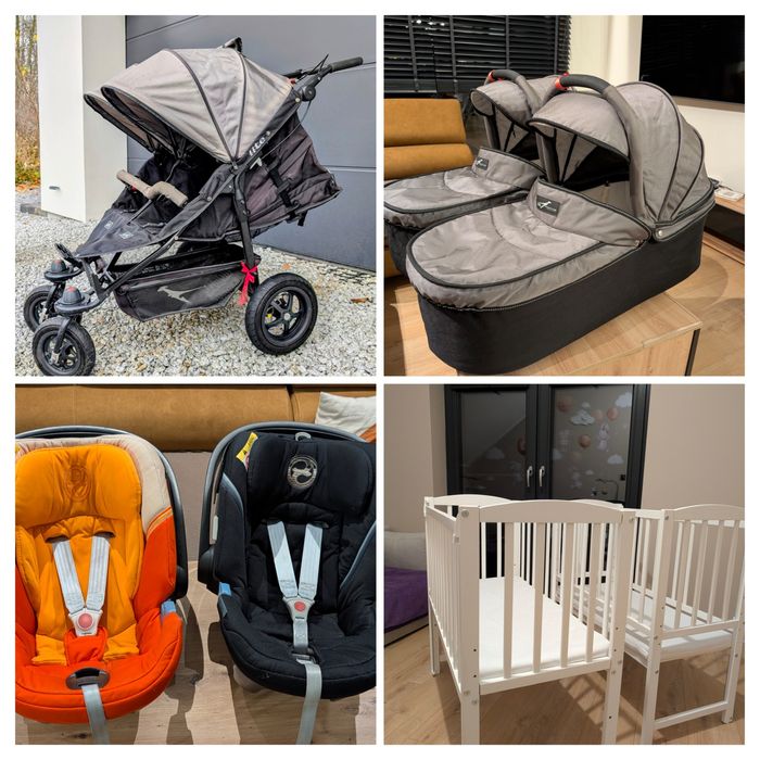 Wózek dziecięcy, wózek dla blizniaków TFK