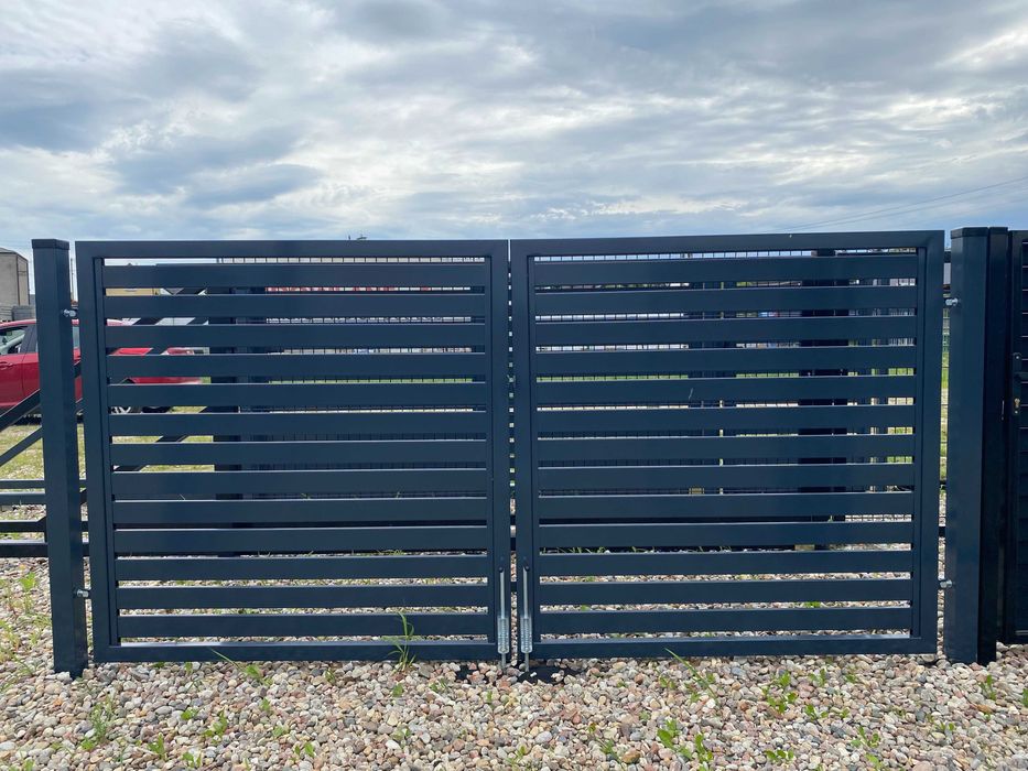 Ogrodzenia panelowe panel bramy furtki słupki płot palety