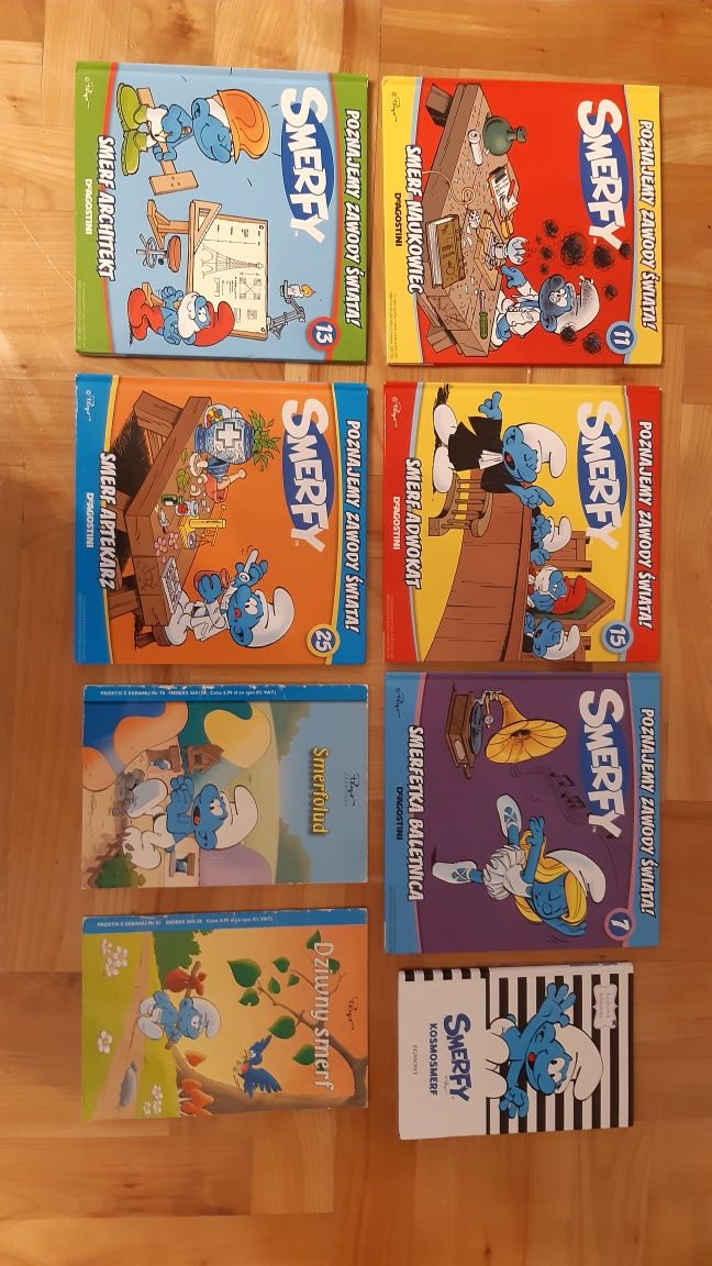 Książki dla dzieci Smerfy bajka książeczki 8 szt