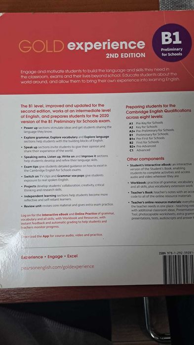 Podręcznik Gold experience B1 2nd edition