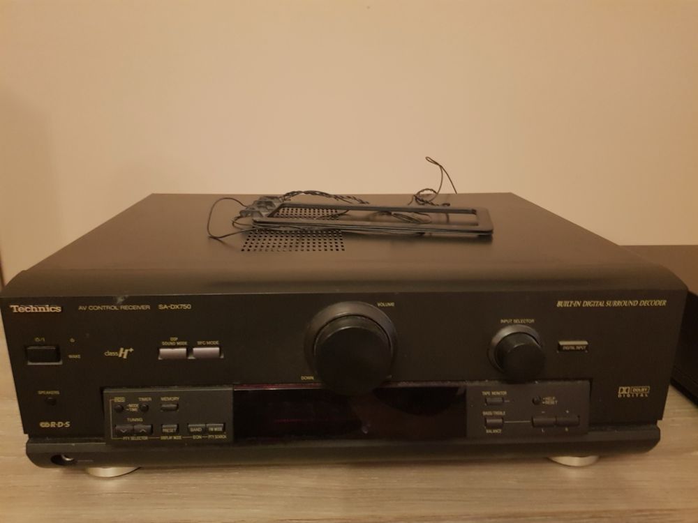 technics av control receiver SA-DX750 control stereo wzmiacniacz sprze