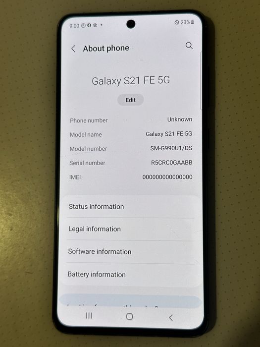 Samsung Galaxy s21 FE