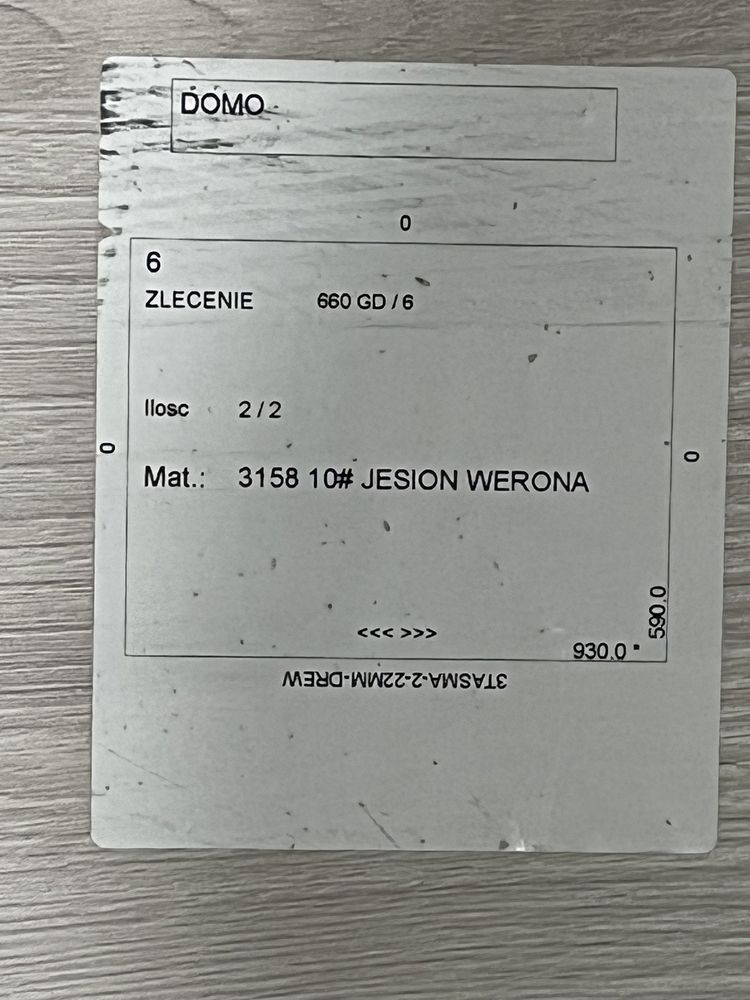 Płyta meblowa Jesion Werona / 3158/ 18mm