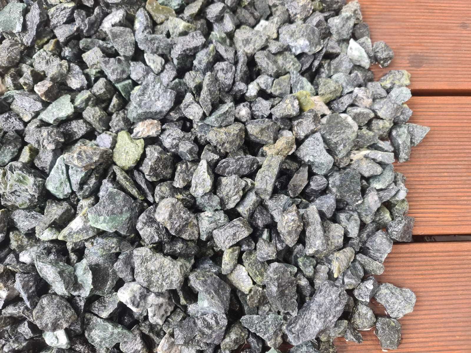 Kamień dekoracyjny - ozdobny Grys Green Gravel 16-22 Hurt-detal