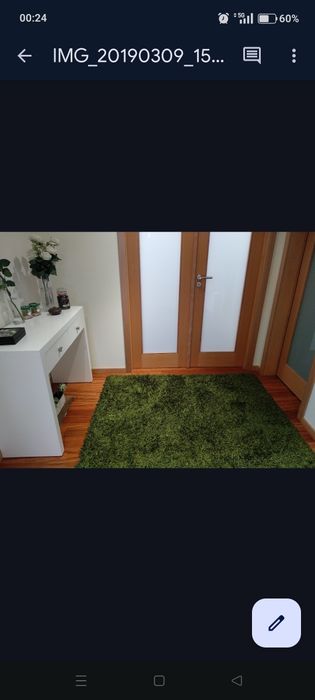 Conjunto de 2 Carpetes verdes