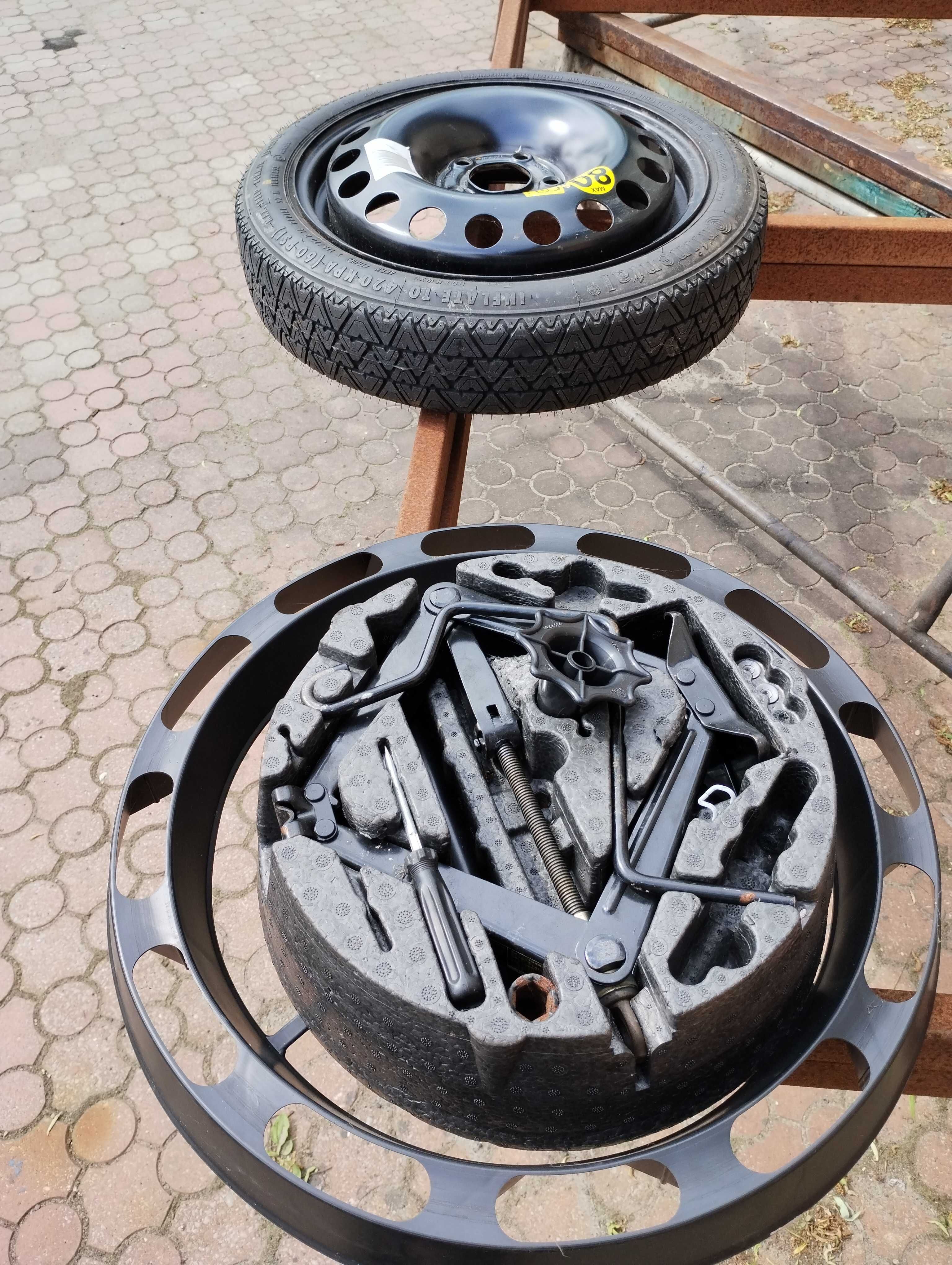 Koło dojazdowe ( zapasowe) 5x110 opel astra h z lewarkiem