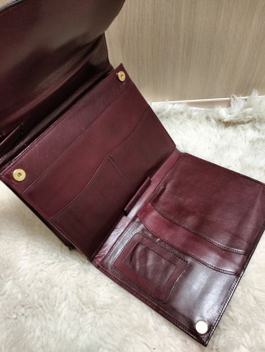 Чоловіча шкіряна сумка органайзер