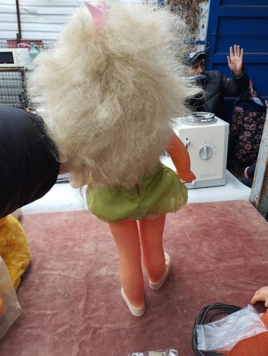 Винтажная шагающая кукла СССР. Лена. Ленигрушка