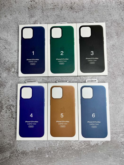 Чохол Leather Case MagSafe + Animation iPhone 12 12 Pro Max чехол