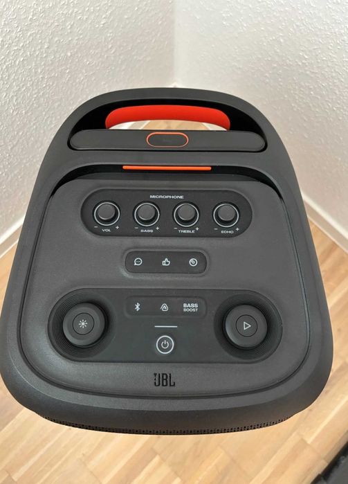 Колонка 240w rgb чорна портативна потужна блютуз колонка