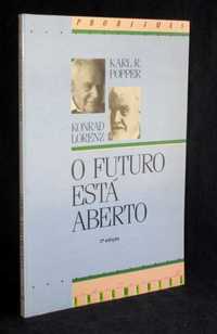 Livro O futuro está aberto Karl Popper Konrad Lorenz