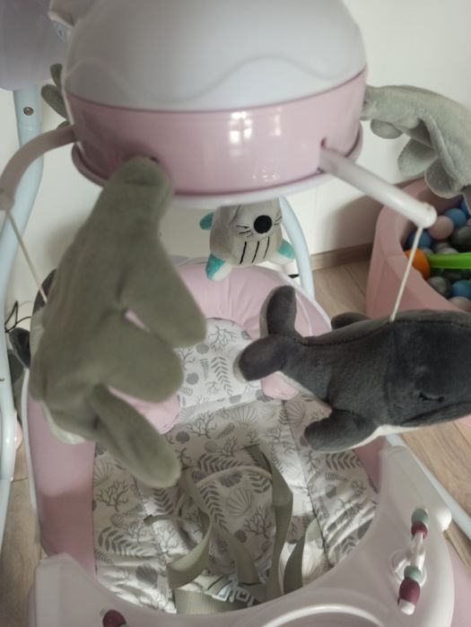 Huśtawka kołyska elektryczna krzesełko do karmienia Caretero Raffi