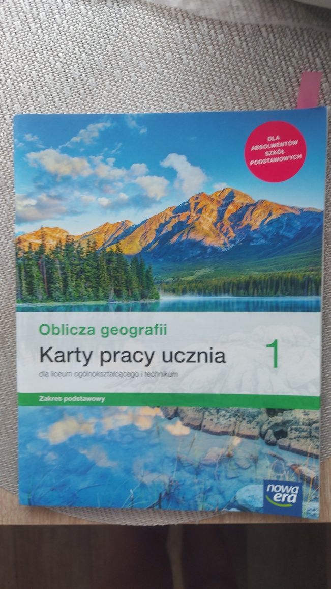 Karty pracy ucznia dla liceum i technikum "Oblicza geografii 1"