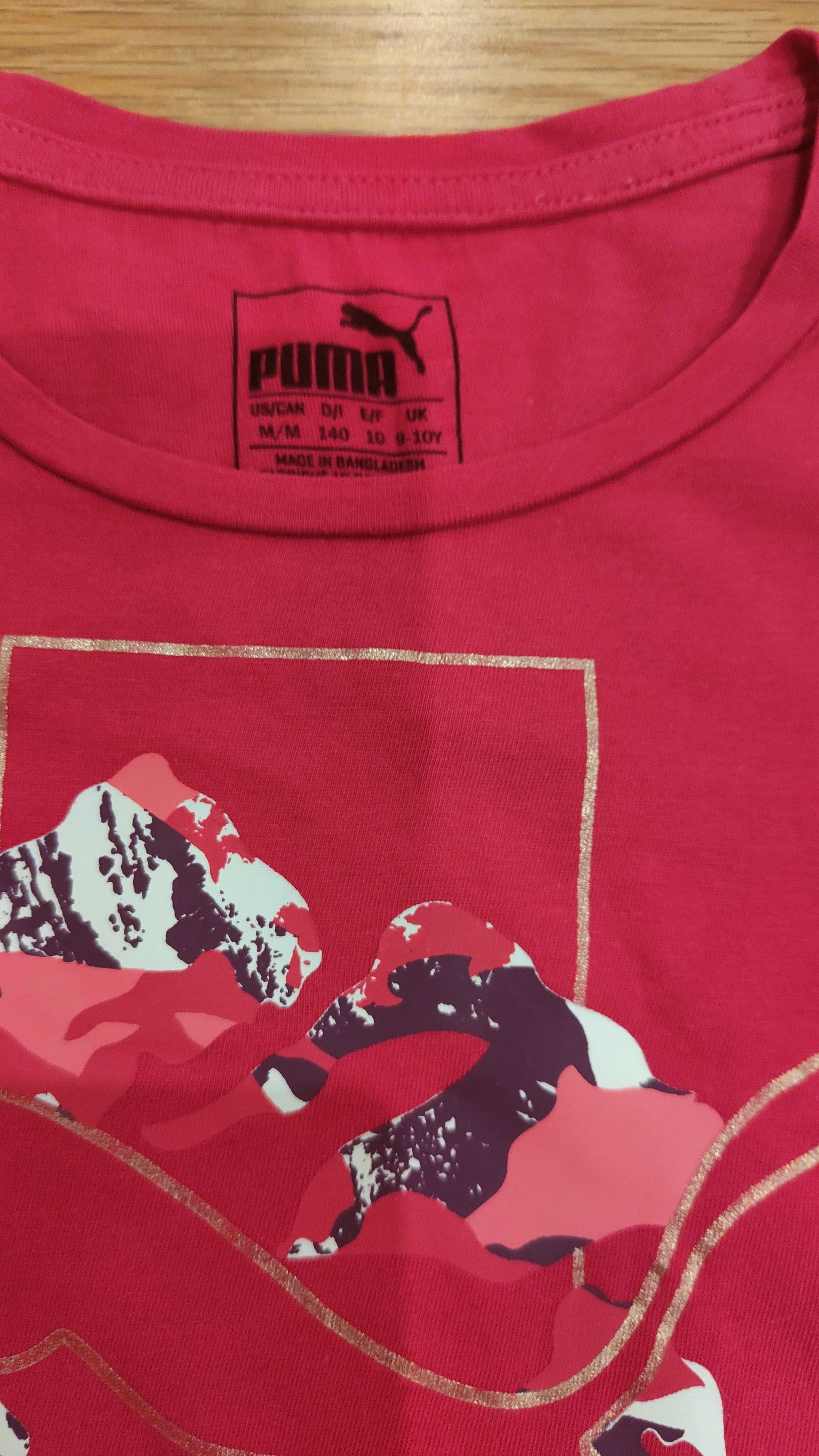 Saia Peito com brilhantes Mayoral e T-shirt Puma - 10 Anos