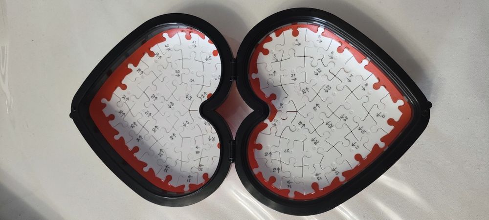 Puzzle 3D Minecraft serduszko, szkatułka