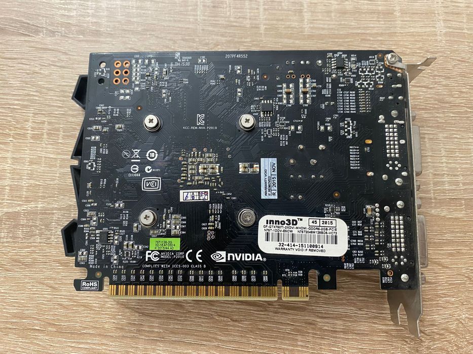 Відеокарта Inno3D GeForce GTX 750 ti 2GB GDDR5