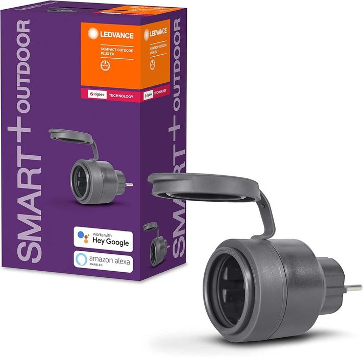 LEDVANCE Smart+ Plug EU inteligentne gniazdko, antracyt