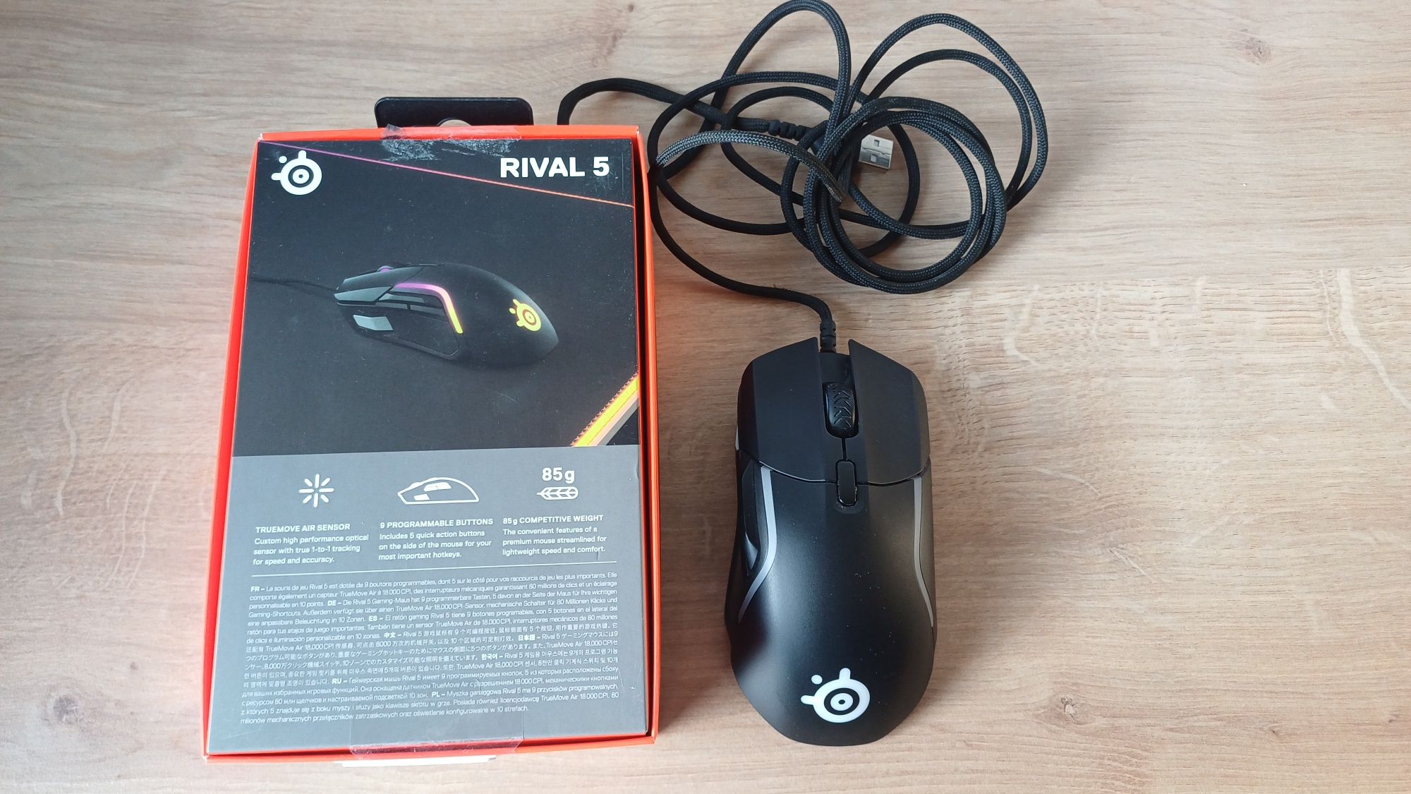 Myszka steelseries rival 5