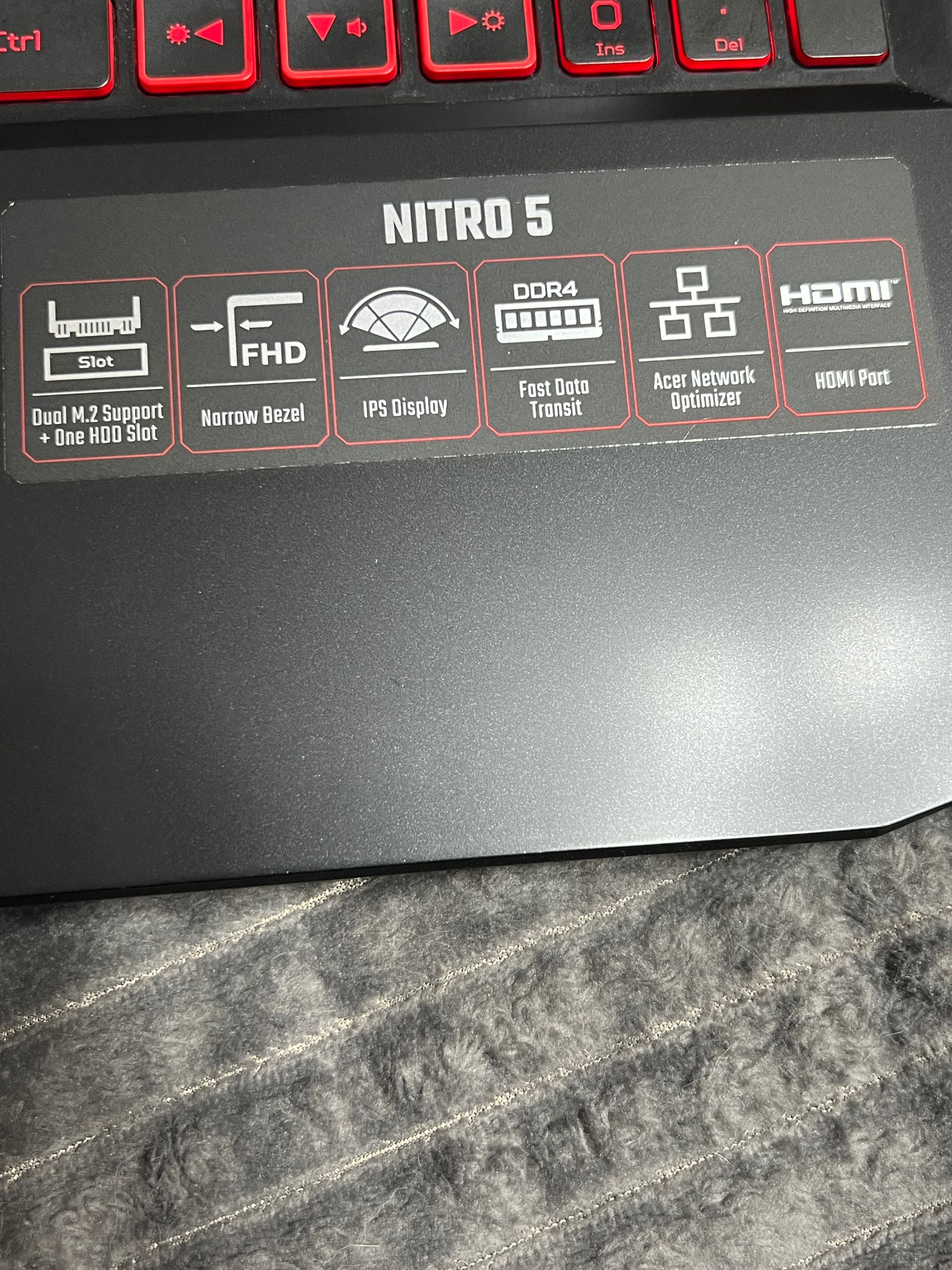 Acer Nitro AN515-54 (Core i5-9300H/16Gb/RTX 2060/SSD 1Tb/IPS 144Hz)