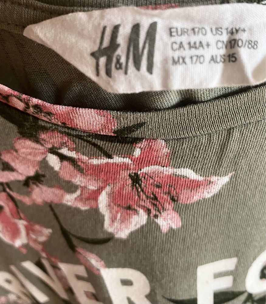 Tshirt w kwiaty H&M