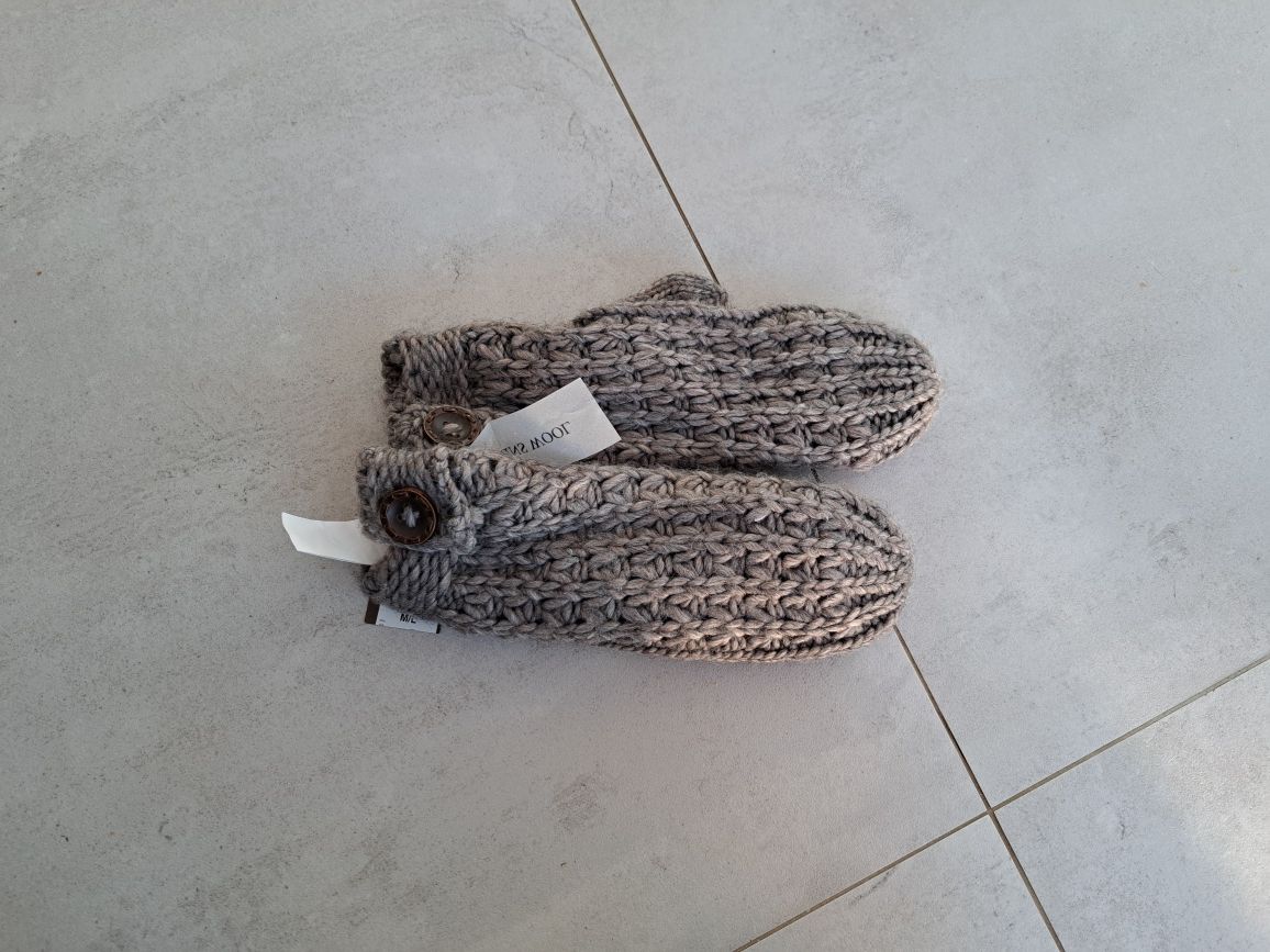 Nowe rękawiczki Pieces wool wełna