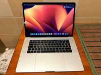 Macbook Pro 15" i7 16/512 Silver TouchBar Radeon 560 A1707 FV 23%