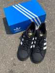 Czarny|Sportowe-klapki-męskie \adidas/Superstar na basen 38