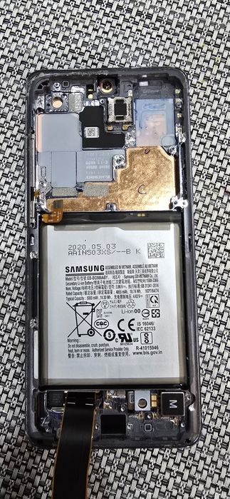 Bateria do samsung s20 ultra z ramką i wyświetlaczem