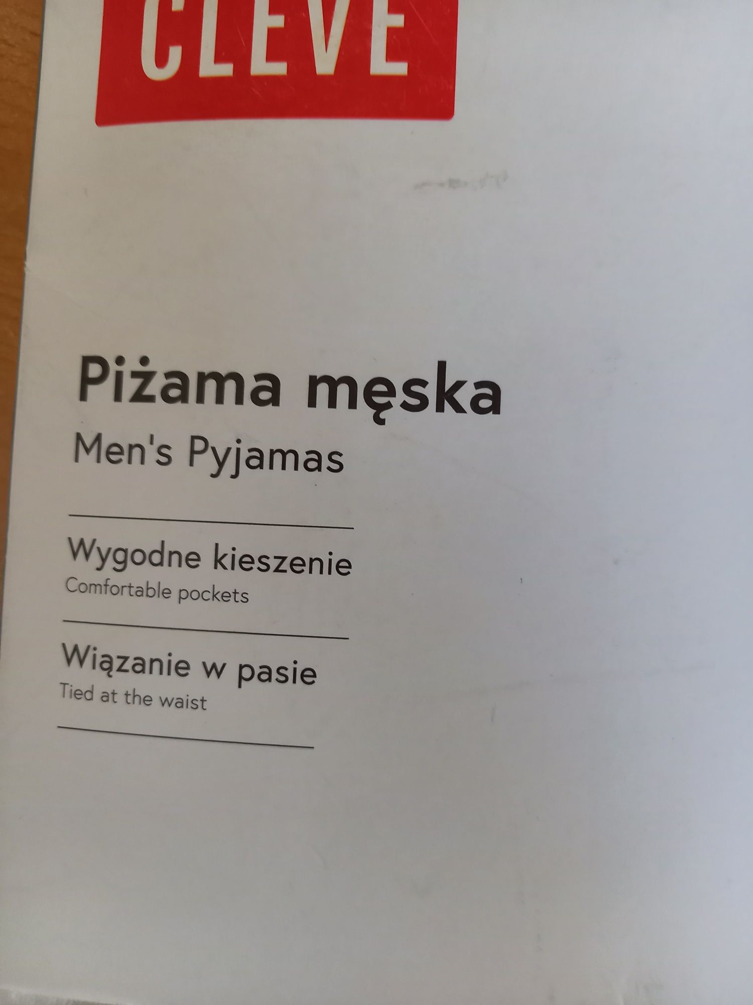 Piżama męska Cleve na krótki rękaw rozmiar xl