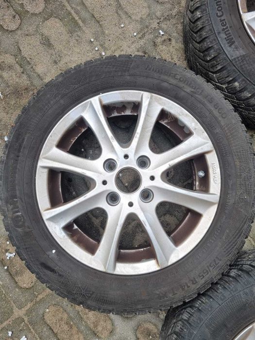 Koła zimowe alufelgi opony 175/65 R 14 T XL Continental opel vw 4x