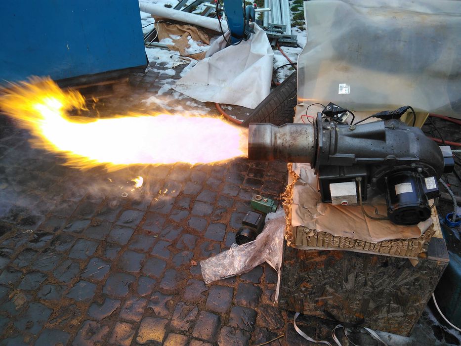 Palnik olejowy 690 kW suszarnia piec nagrzewnica