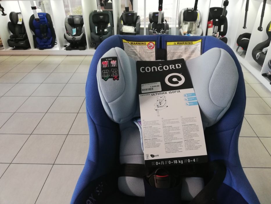 Concord Ultimax ISOFIX fotelik 0-18kg z ISOFIX WYPRZEDAŻ GWARANCJA 24M
