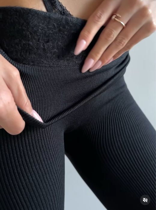 Лосини на хутрі з пушап ефектом ,лосіни на хутрі ,легінси