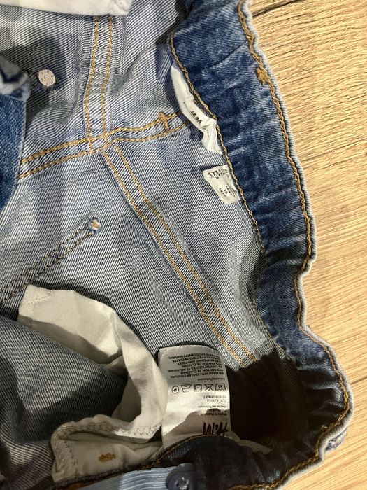 Super jeansy  H&M z przetarciami 170 - jak nowe